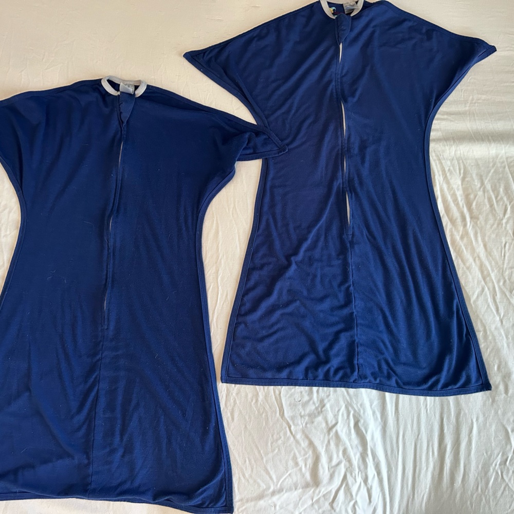 Set of two zipadee zip sleep sacks